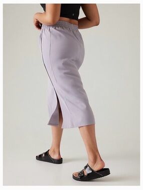 Athleta Lilac Midi Skirt with Side Slit